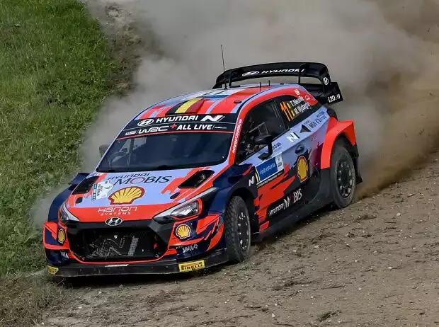 Thierry Neuville im Hyundai i20 WRC bei der Rallye Estland 2021 Titel-Bild zur News: Thierry Neuville im Hyundai i20 WRC bei der Rallye Estland 2021