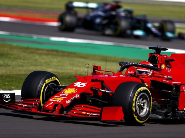 Charles Leclerc (Ferrari) beim Großen Preis von Großbritannien der Formel 1 in Silverstone Charles Leclerc (Ferrari) beim Großen Preis von Großbritannien der Formel 1 in Silverstone