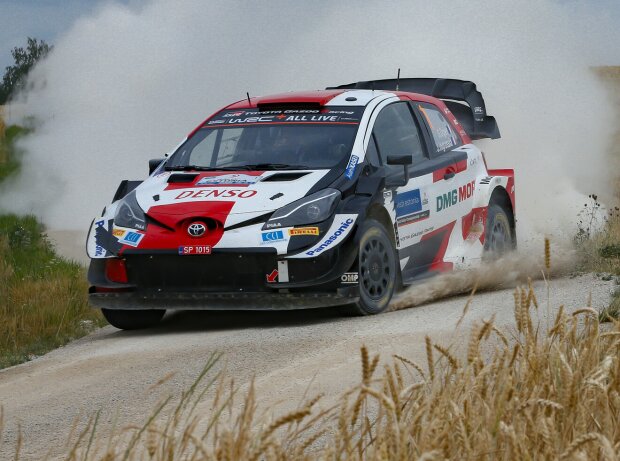 Sebastien Ogier im Toyota Yaris WRC bei der Rallye Estland 2021 Sebastien Ogier im Toyota Yaris WRC bei der Rallye Estland 2021