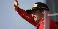 Charles Leclerc (Ferrari) nach dem Großen Preis von Großbritannien der Formel 1 in Silverstone