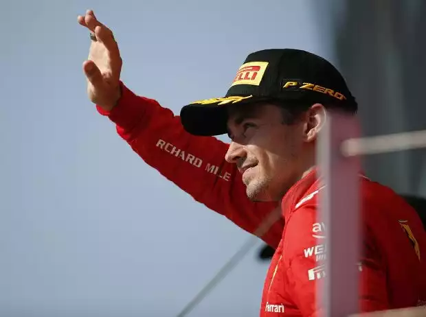 Charles Leclerc (Ferrari) nach dem Großen Preis von Großbritannien der Formel 1 in Silverstone Titel-Bild zur News: Charles Leclerc (Ferrari) nach dem Großen Preis von Großbritannien der Formel 1 in Silverstone