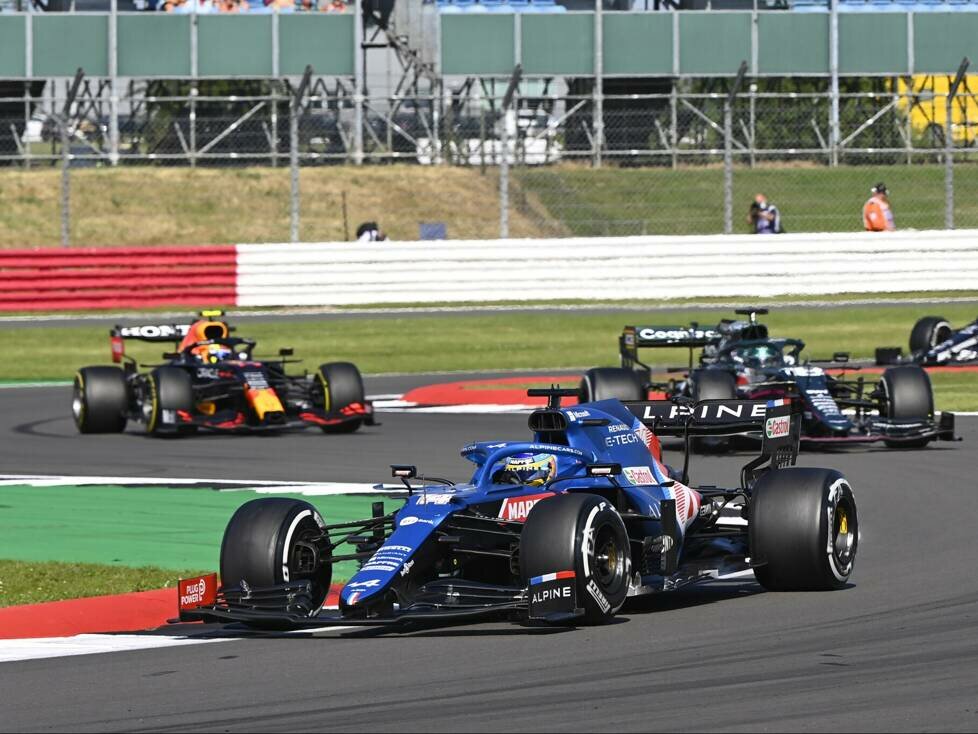 Fernando Alonso, Lance Stroll, Sergio Perez