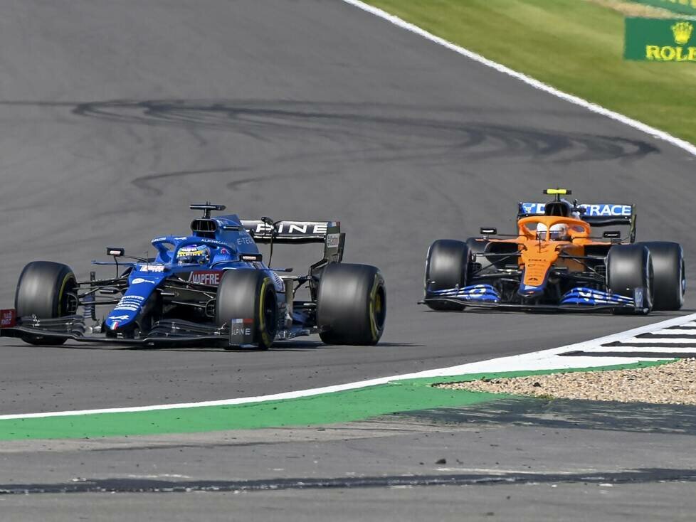 Fernando Alonso, Lando Norris
