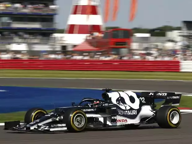 Yuki Tsunoda (AlphaTauri) beim Großen Preis von Großbritannien der Formel 1 in Silverstone Titel-Bild zur News: Yuki Tsunoda (AlphaTauri) beim Großen Preis von Großbritannien der Formel 1 in Silverstone