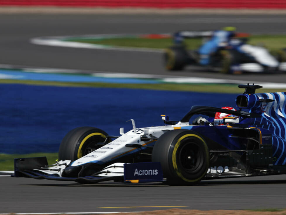 George Russell (Williams) beim Großen Preis von Großbritannien 2021 in Silverstone