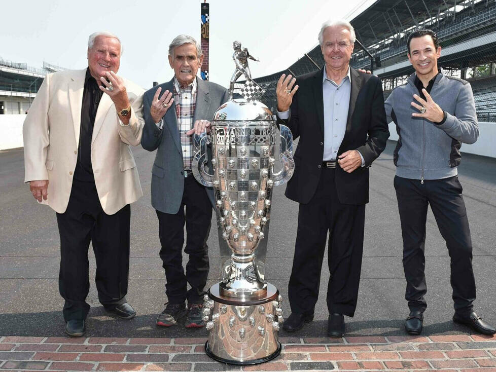 A.J. Foyt, Al Unser, Rick Mears, Helio Castroneves