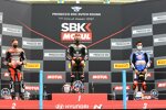 Scott Redding, Jonathan Rea und Toprak Razgatlioglu 