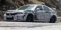 Bild zum Inhalt: Honda Civic Type R (2022) Erlkönig sieht braver aus als bisher