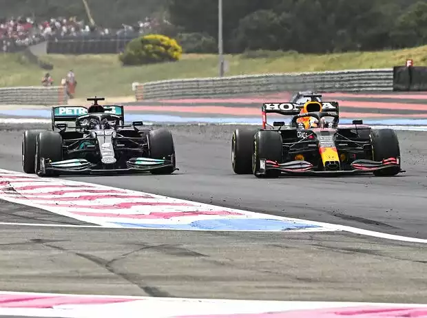 Max Verstappen, Lewis Hamilton Titel-Bild zur News: Max Verstappen, Lewis Hamilton