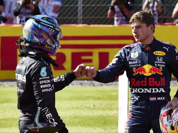 Lewis Hamilton, Max Verstappen Titel-Bild zur News: Lewis Hamilton, Max Verstappen