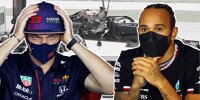 Bild zum Inhalt: F1-Talk am Donnerstag im Video: Zoff in der PK zwischen Verstappen & Hamilton