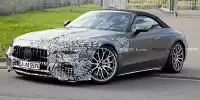 Bild zum Inhalt: Mercedes-AMG SL (2022) ist mit immer weniger Tarnung unterwegs