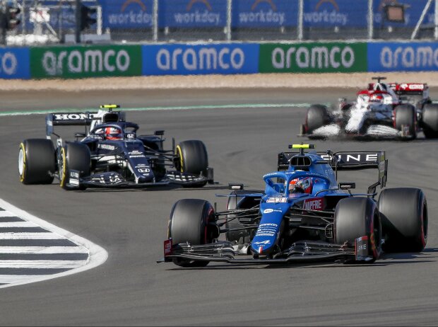 Titel-Bild zur News: Esteban Ocon, Pierre Gasly, Kimi Räikkönen