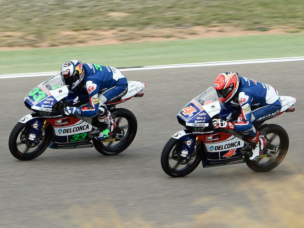 Enea Bastianini und Fabio Di Giannantonio als Gresini-Teamkollegen in der Moto3-Saison 2016