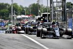 Pierre Gasly (AlphaTauri), Yuki Tsunoda (AlphaTauri) und Nicholas Latifi (Williams) 