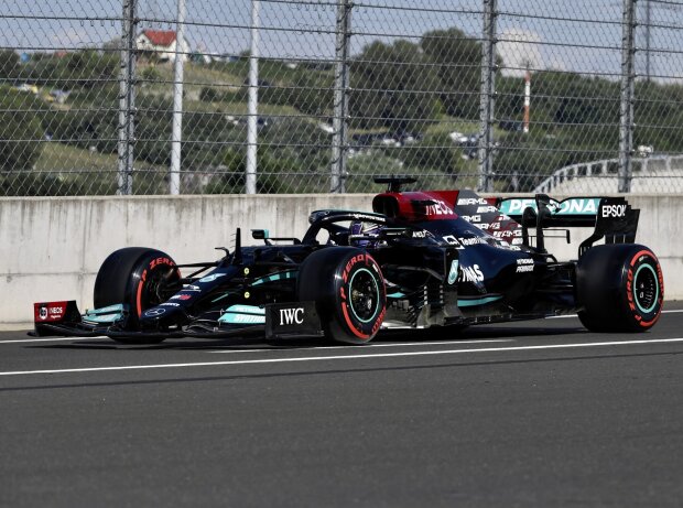 Lewis Hamilton (Mercedes) im Qualifying zum Formel-1-Rennen in Ungarn Lewis Hamilton (Mercedes) im Qualifying zum Formel-1-Rennen in Ungarn