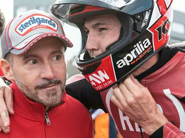 Max Biaggi, Aleix Espargaro Titel-Bild zur News: Max Biaggi, Aleix Espargaro