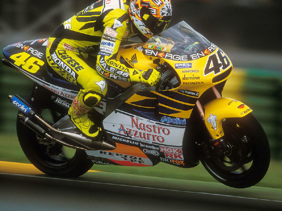 Valentino Rossi auf der Honda NSR500