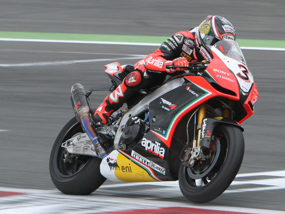 Max Biaggi in der Superbike-WM 2012 auf Aprilia