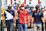 Pierre Gasly (AlphaTauri), Charles Leclerc (Ferrari) und Sergio Perez (Red Bull) 