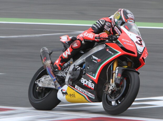 Max Biaggi in der Superbike-WM 2012 auf Aprilia Max Biaggi in der Superbike-WM 2012 auf Aprilia