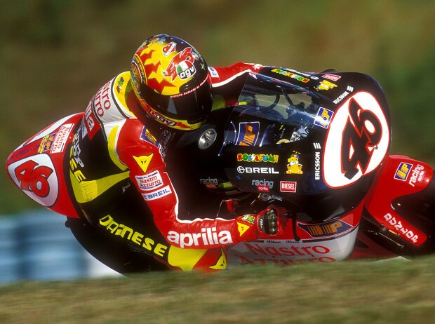 Valentino Rossi in der 250er-Saison 1998 auf Aprilia Valentino Rossi in der 250er-Saison 1998 auf Aprilia