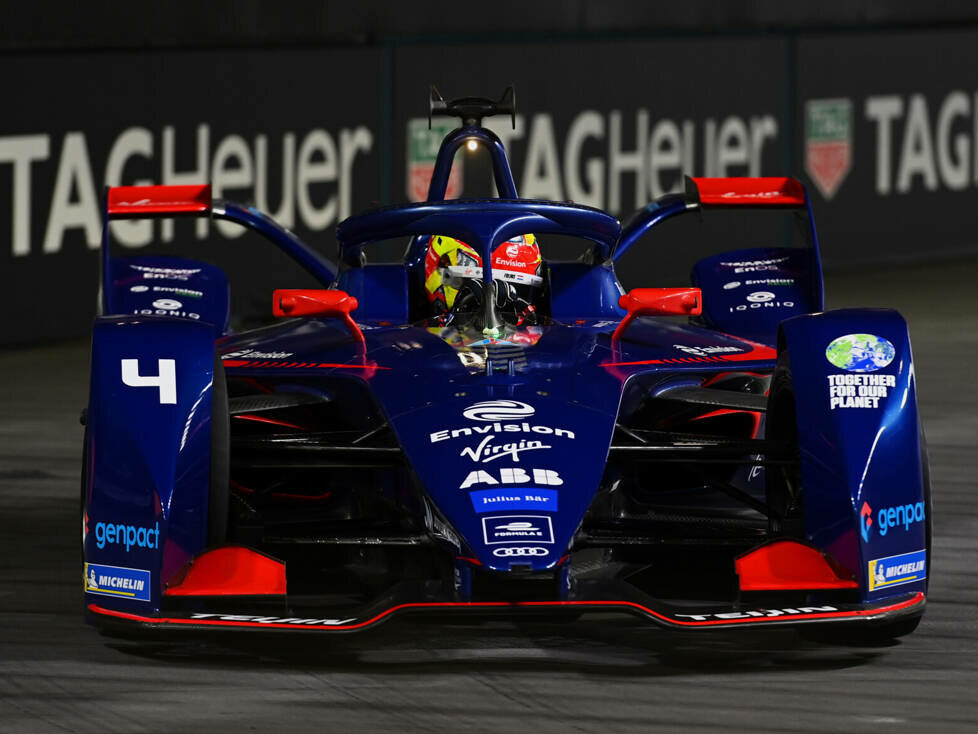 Robin Frijns beim Rennen der Formel E 2021 in London