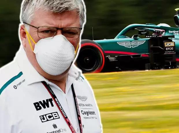 Otmar Szafnauer und Sebastian Vettel Titel-Bild zur News: Otmar Szafnauer und Sebastian Vettel