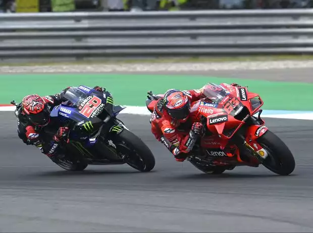Francesco Bagnaia, Fabio Quartararo Titel-Bild zur News: Francesco Bagnaia, Fabio Quartararo