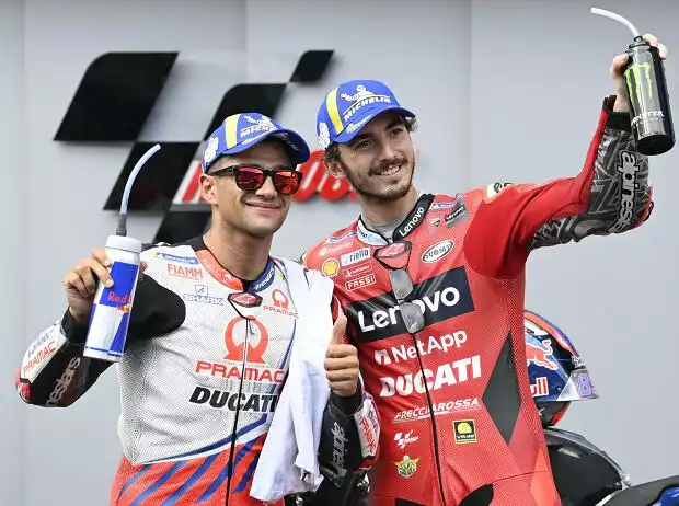 Titel-Bild zur News: Jorge Martin, Francesco Bagnaia