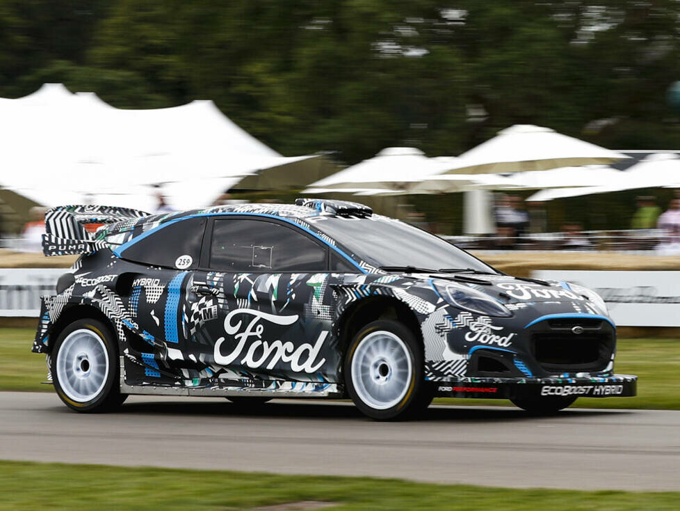 Ford Puma WRC beim Goodwood Festival of Speed 2021
