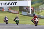 Scott Redding, Jonathan Rea und Toprak Razgatlioglu 