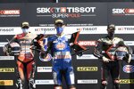 Scott Redding, Toprak Razgatlioglu und Jonathan Rea 