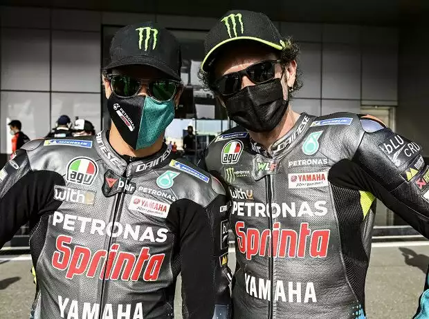 Franco Morbidelli, Valentino Rossi Titel-Bild zur News: Franco Morbidelli, Valentino Rossi