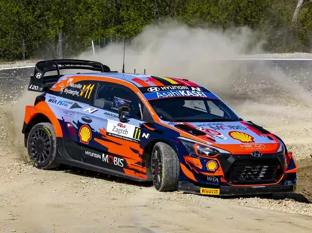Thierry Neuville im Hyundai i20 WRC bei der Rallye Kroatien 2021 Titel-Bild zur News: Thierry Neuville im Hyundai i20 WRC bei der Rallye Kroatien 2021