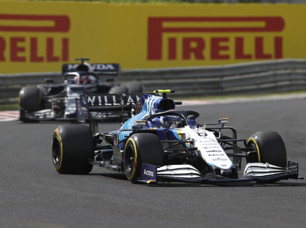 Nicholas Latifi (Williams) beim Formel-1-Rennen in Ungarn Nicholas Latifi (Williams) beim Formel-1-Rennen in Ungarn