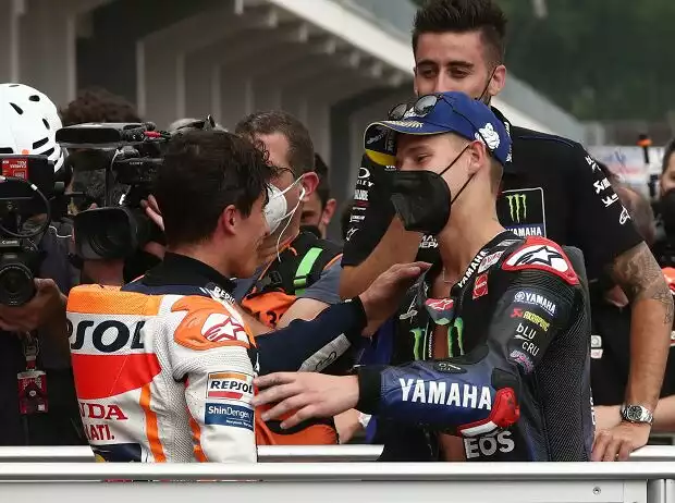 Marc Marquez, Fabio Quartararo Titel-Bild zur News: Marc Marquez, Fabio Quartararo