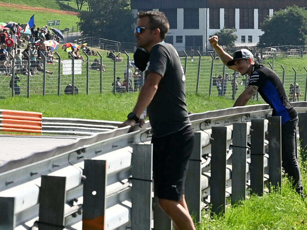 Maverick Vinales als Zuschauer beim FT1 zum GP Österreich 2021 in Spielberg