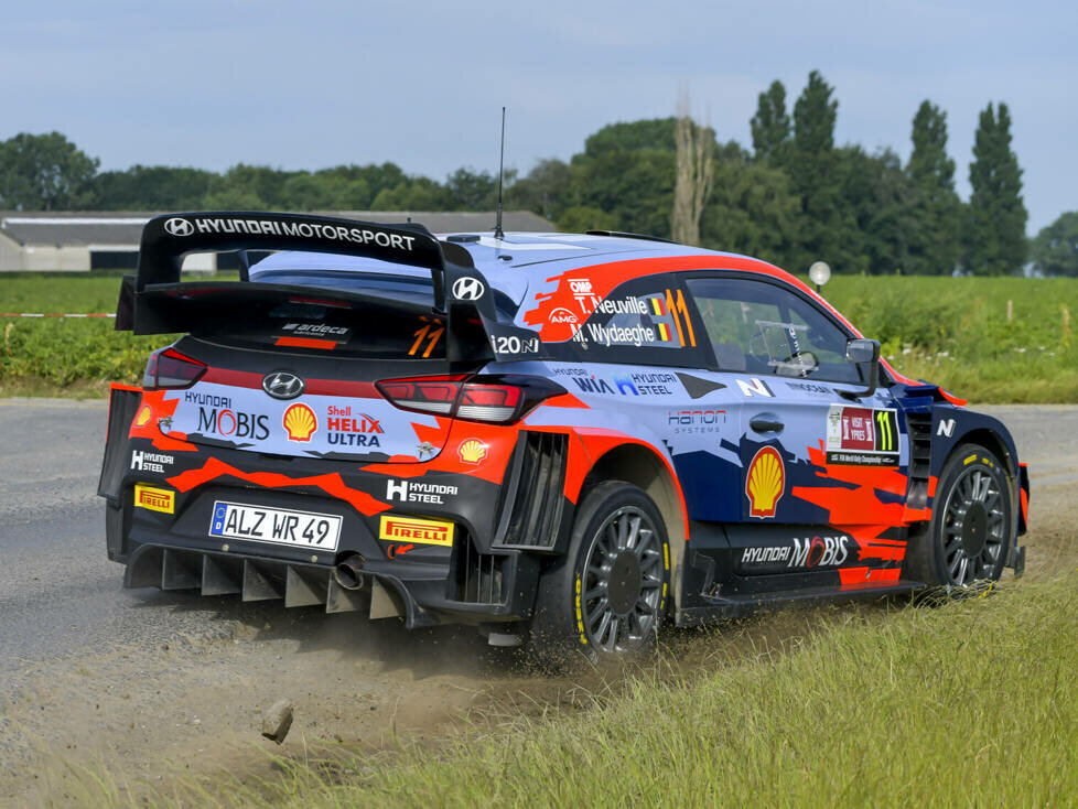 Thierry Neuville im Hyundai i20 WRC bei der Rallye Ypern 2021