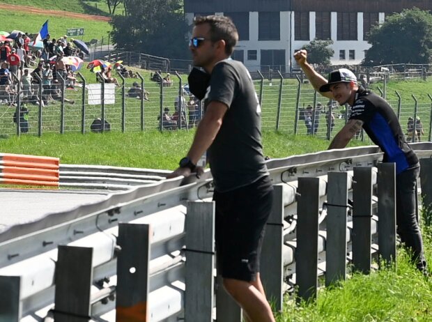 Maverick Vinales als Zuschauer beim FT1 zum GP Österreich 2021 in Spielberg Maverick Vinales als Zuschauer beim FT1 zum GP Österreich 2021 in Spielberg