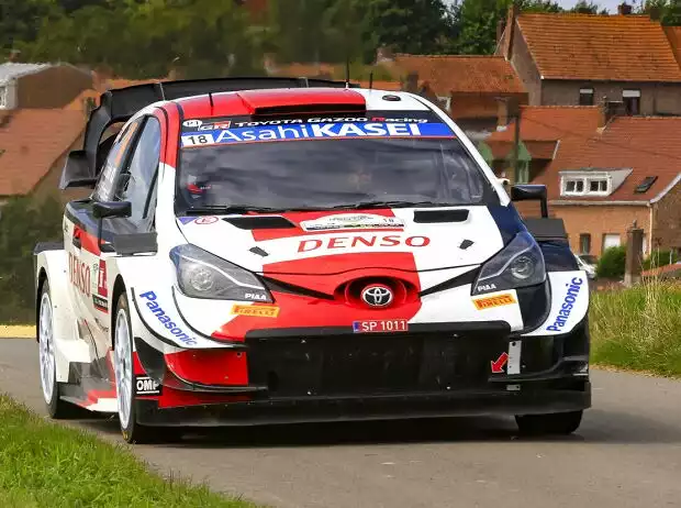 Takamoto Katsuta im Toyota Yaris WRC bei der Rallye Ypern Titel-Bild zur News: Takamoto Katsuta im Toyota Yaris WRC bei der Rallye Ypern