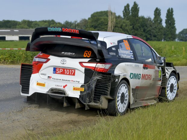 Kalle Rovanperä im Toyota Yaris WRC bei der Rallye Ypern 2021 Kalle Rovanperä im Toyota Yaris WRC bei der Rallye Ypern 2021