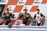 Sam Lowes (Marc VDS), Raul Fernandez ( Ajo) und Ai Ogura (Honda Team Asia) 