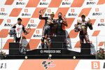 Raul Fernandez ( Ajo), Ai Ogura (Honda Team Asia) und Augusto Fernandez () 