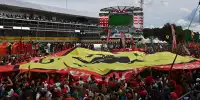 Fans unter dem Podest in Monza