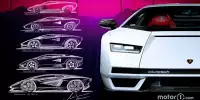 Bild zum Inhalt: Lamborghini Countach: Die Design-Entwicklung der letzten 50 Jahre