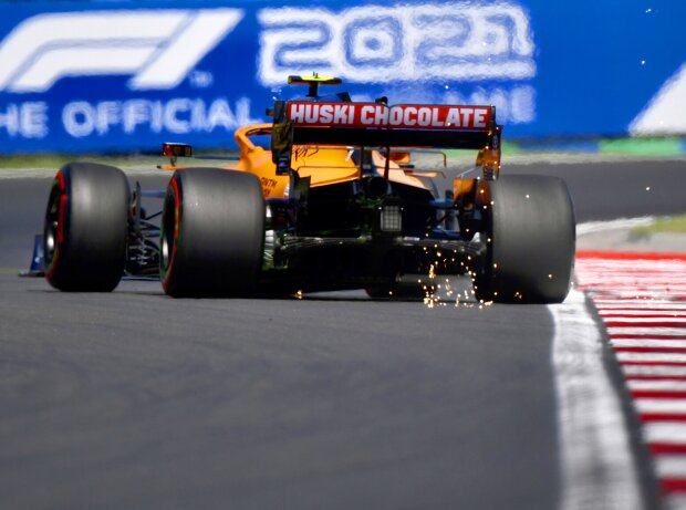 Titel-Bild zur News: Lando Norris (McLaren) im Qualifying zum Formel-1-Rennen in Budapest (Ungarn) am Hungaroring