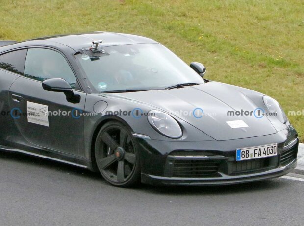 Titel-Bild zur News: Porsche 911 Sport Classic (992) als Erlkönig erwischt