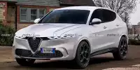 Bild zum Inhalt: Der Alfa Romeo Tonale zeigt sich als scharfes Rendering