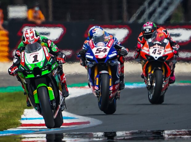 Jonathan Rea; Toprak Razgatlioglu; Scott Redding Jonathan Rea; Toprak Razgatlioglu; Scott Redding
